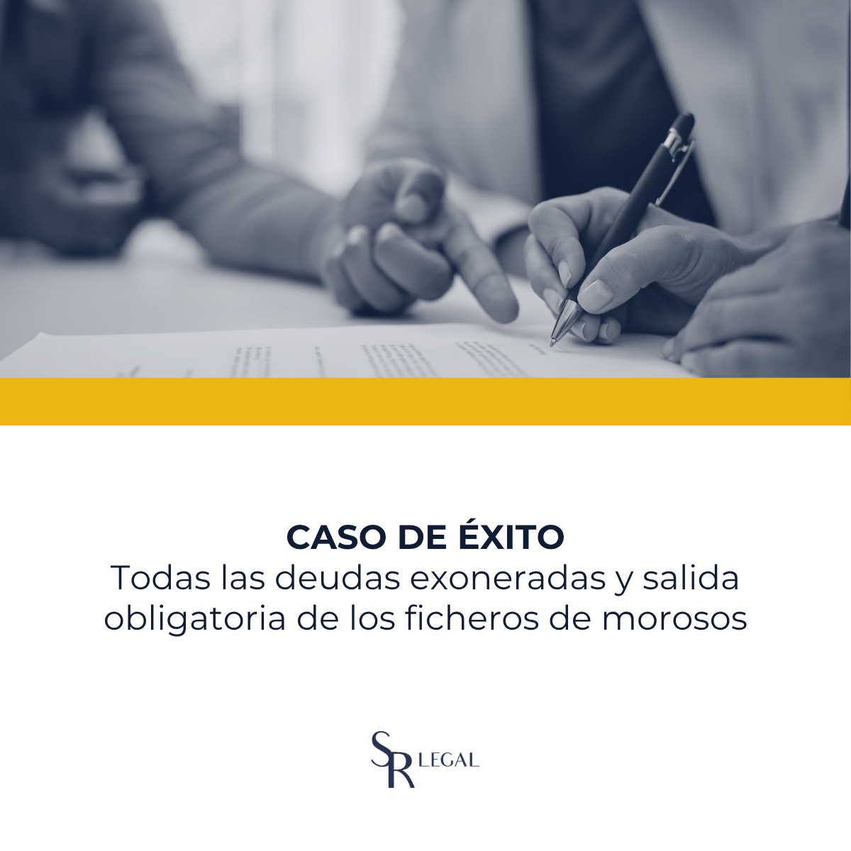 Resolución judicial EPI definitiva Barcelona — salida ficheros ASNEF — Ley de Segunda Oportunidad — SYR Legal