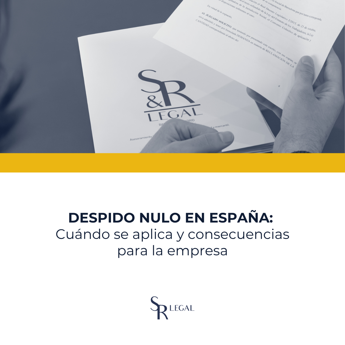 Consecuencias del despido nulo: readmisión obligatoria y salarios de tramitación